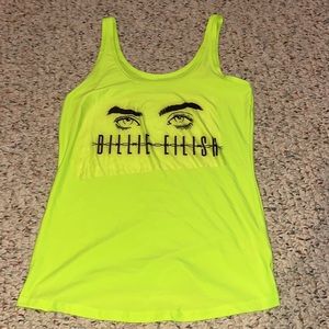 BIllie Eilish tank top (Neon green/yellow)
